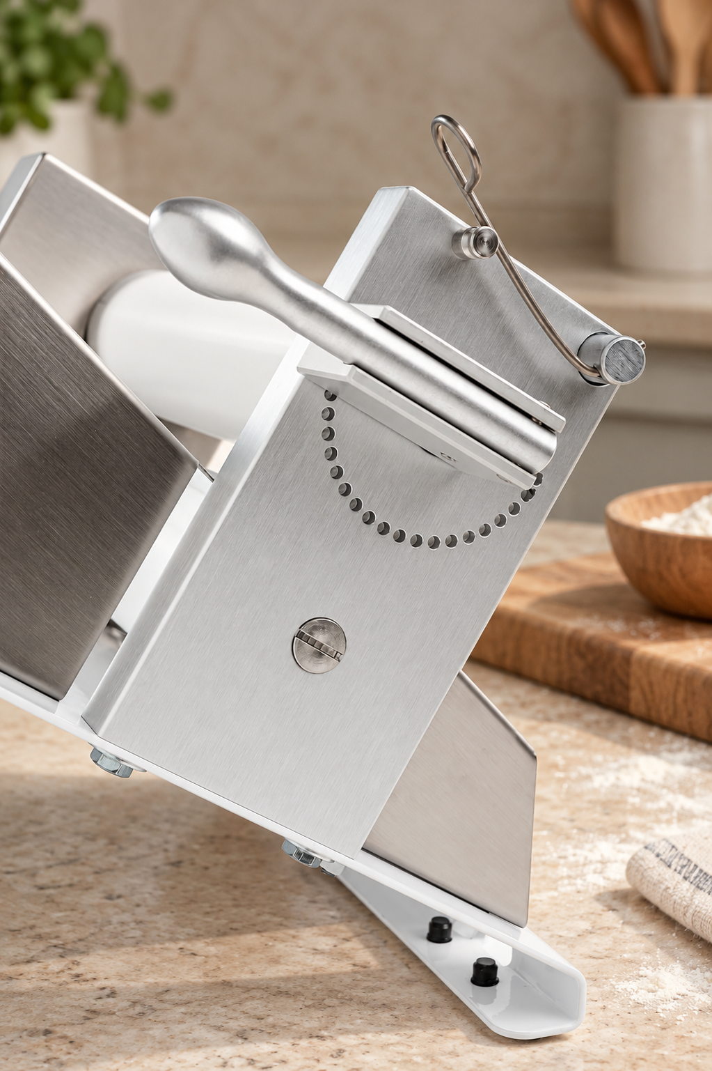 Manual Dough & Fondant Roller with Adjustable Thickness