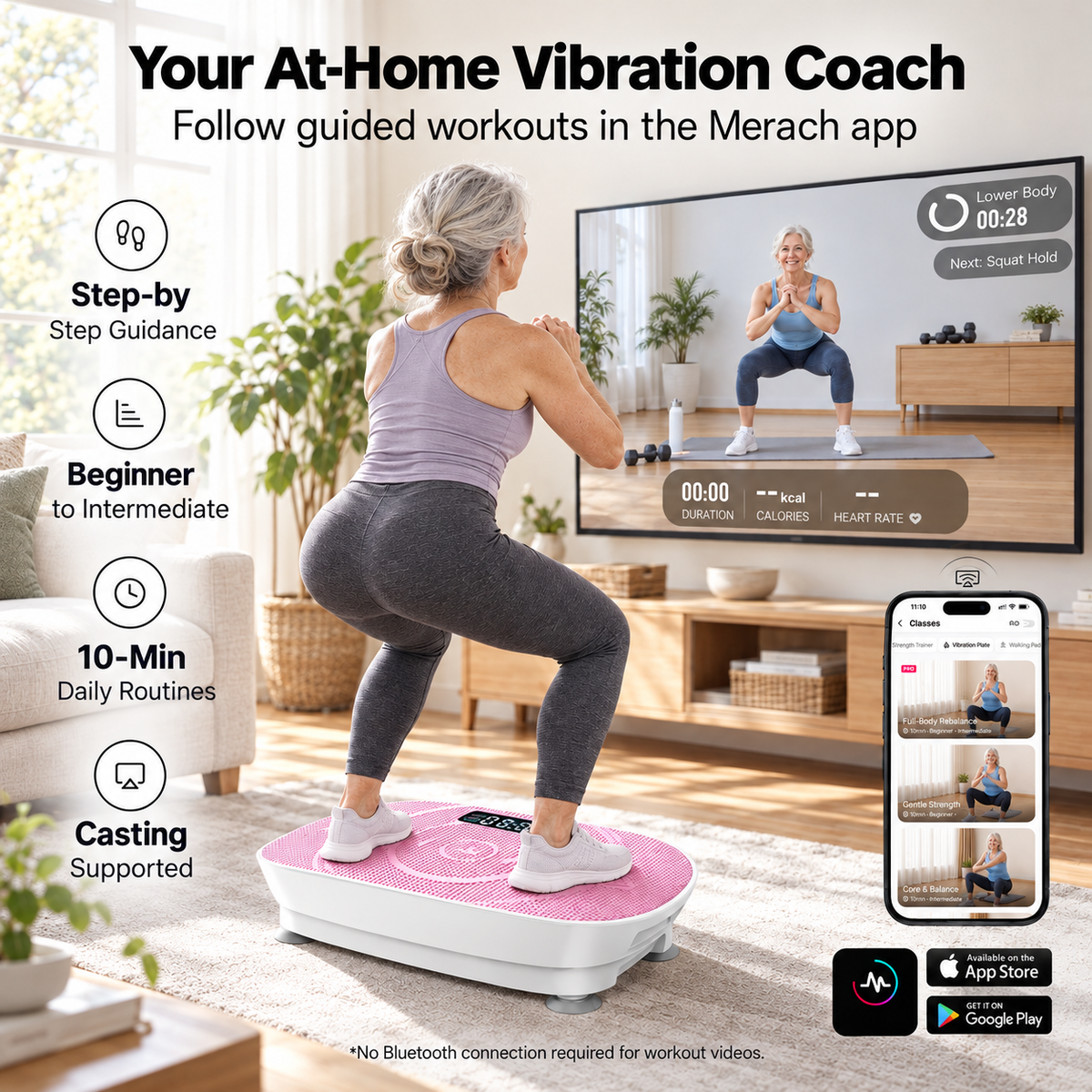 Curved Vibration Plate Exercise Machine