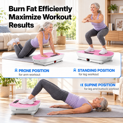 Curved Vibration Plate Exercise Machine