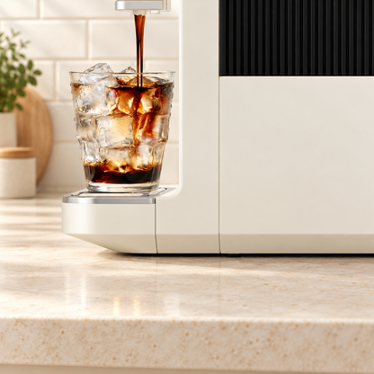 Smart Hot & Cold Coffee Machine with Milk Frother
